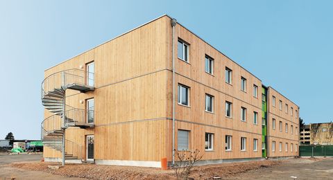 Gemeinschaftsunterkunft Hahn in der Holzbauweise - Ökologisch und schnell - ZMH.com